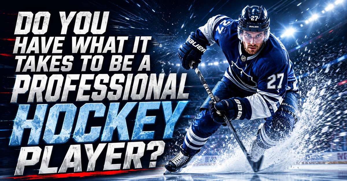 Coach analyzing a hockey player's skating stride on the ice with slow-motion camera