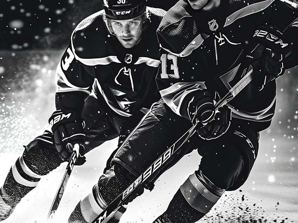 Dynamic wave of burgundy, navy, and white brushstrokes representing the Colorado Avalanche team colors